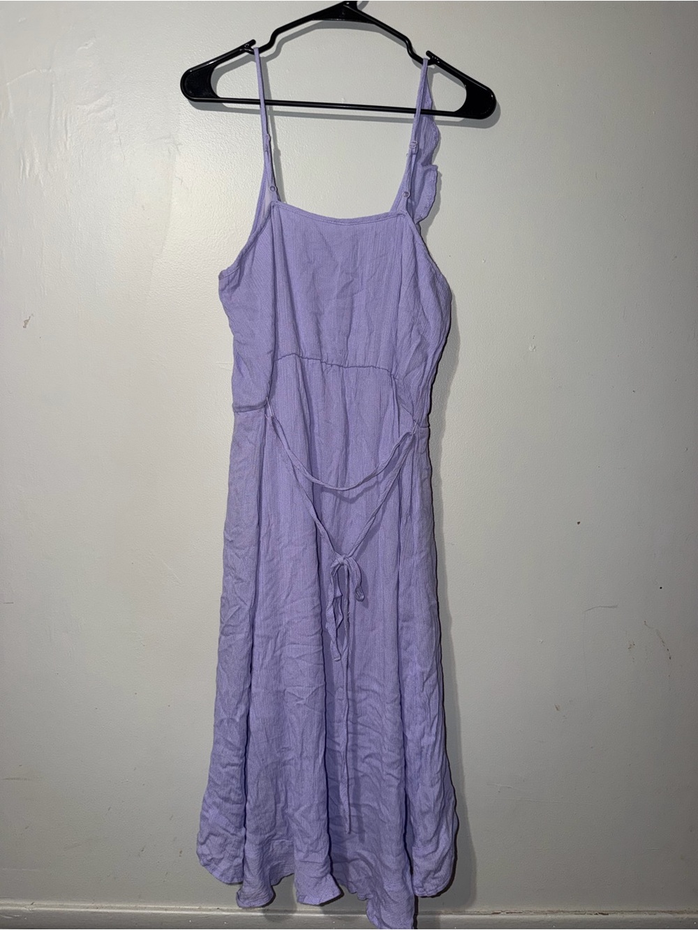 Love Lavender High-Low Ruffle Wrap Dress - Picture 3 of 3